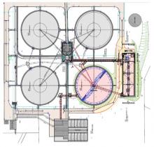 Kläranlage Langwiese Diagramm